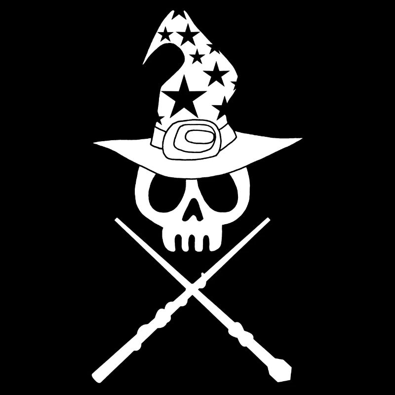 Crâne de magicien blanc