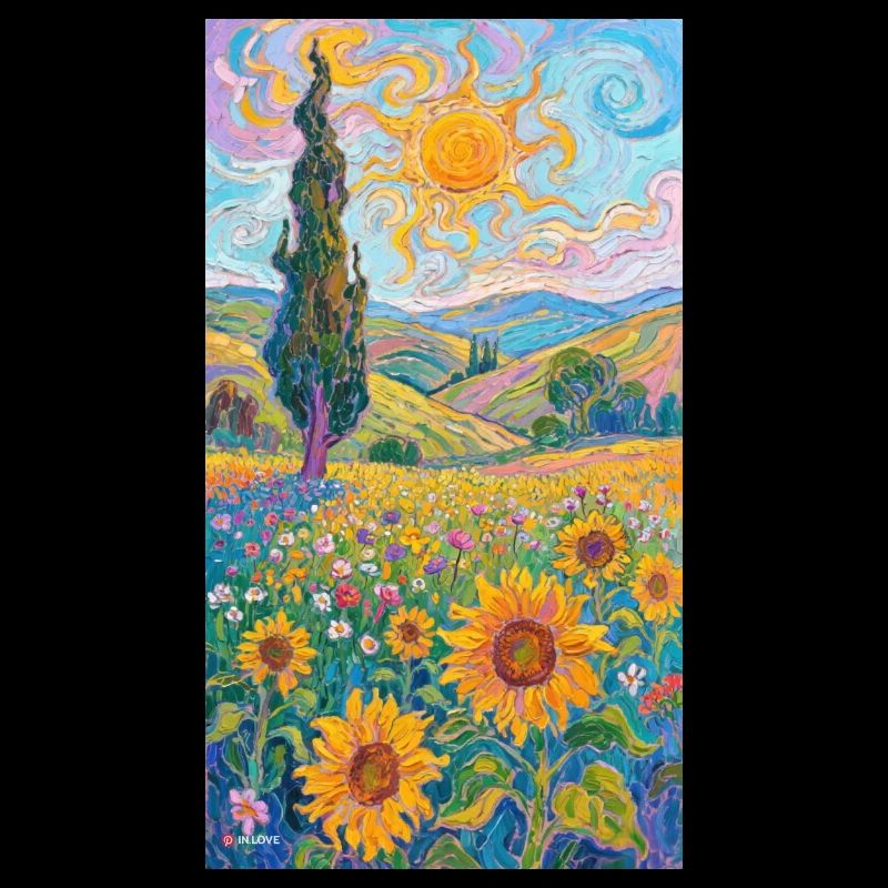 Sonnenblumen im Impressionismus
