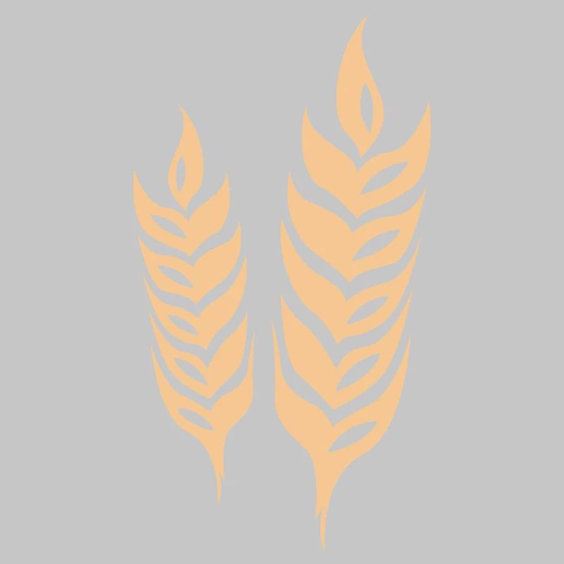 barley cereal symbol wheat logo icon vector