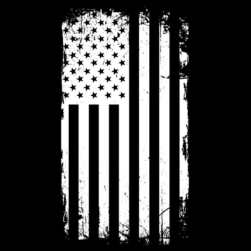 Distressed American Flag Grunge