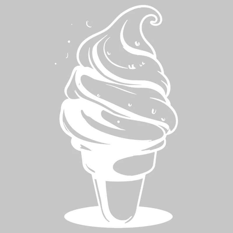 Dessin de crème glacée molle