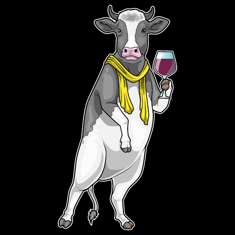 Vin rouge de vache