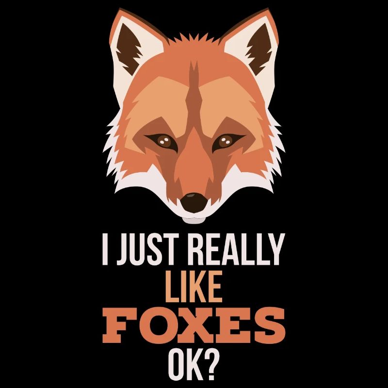 J’aime beaucoup les renards Ok Red Fox Saying