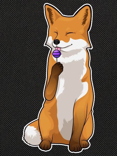 Fox lollipops