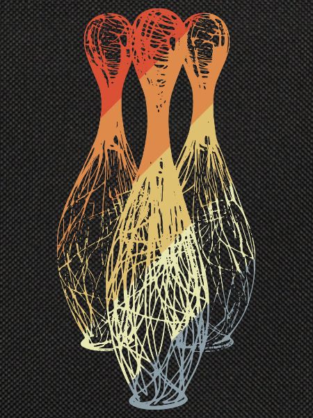 Bowling Pins Sketch