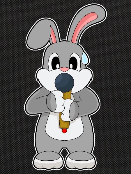 Bunny Singer Microphone Singing