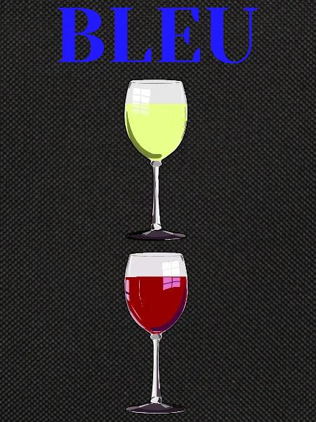 BLUE, WHITE, RED! (wine)
