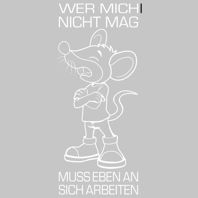 Mouse with work ethic funny saying