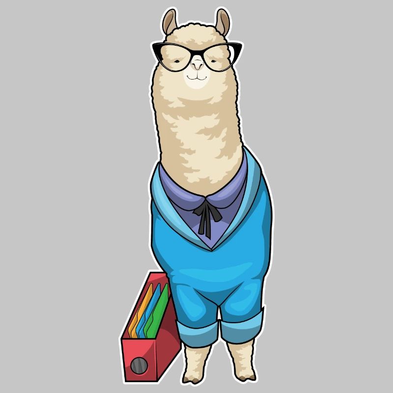Alpaca Secretary Folder Office