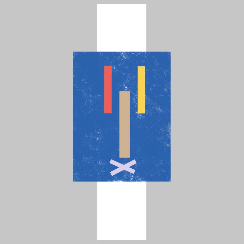 Silence at the torture stake - abstract pattern