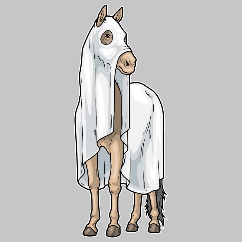 Pferd Halloween Geist