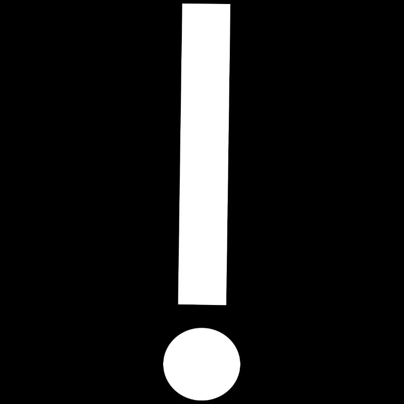 Modèle de modèle de point d’exclamation Modèle