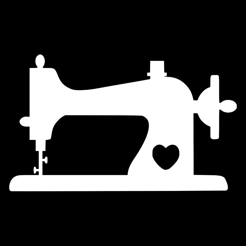 Machine à coudre avec coeur