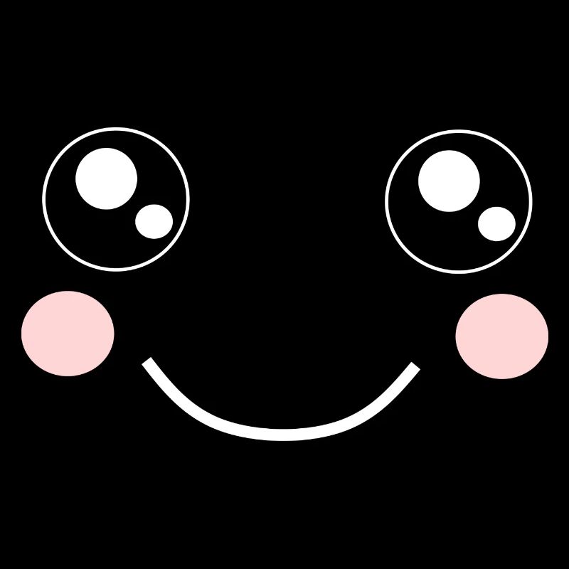 Kawaii, eyes, face