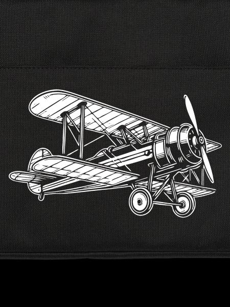 Doppeldecker Oldtimer, Klassisches Flugzeug Design