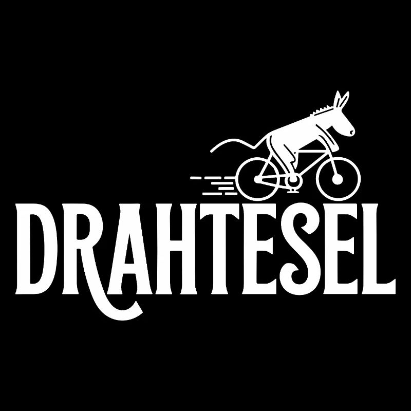 Drahtesel Funny Donkey on Bicycle Design