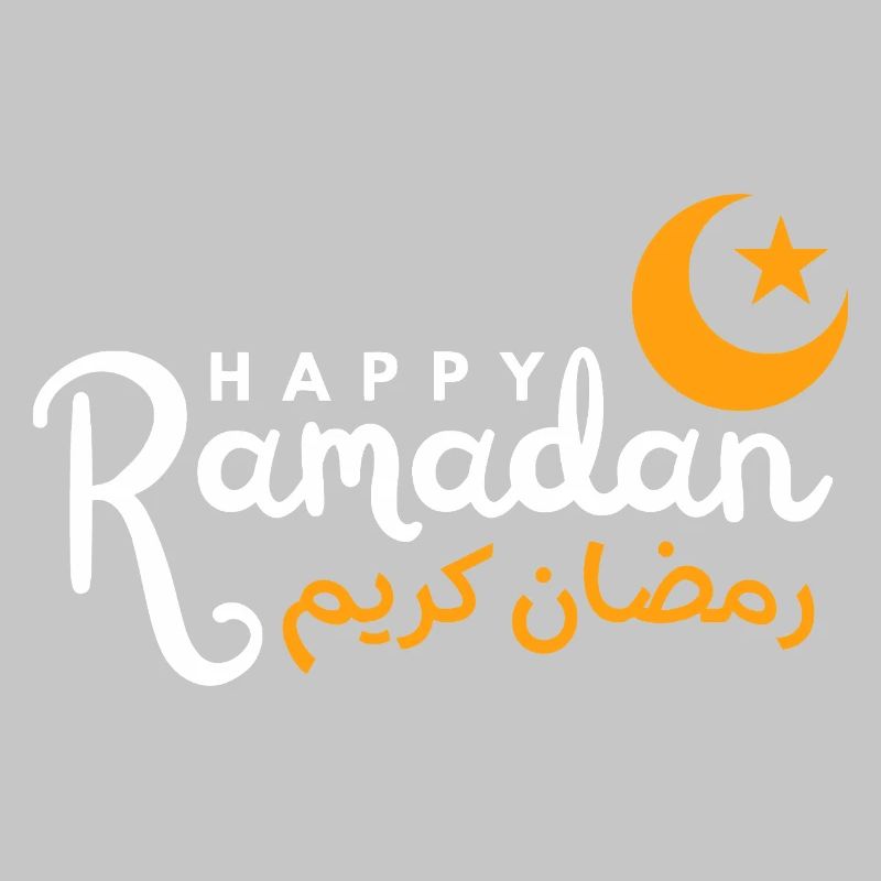 Ramadan Night Crescent Script