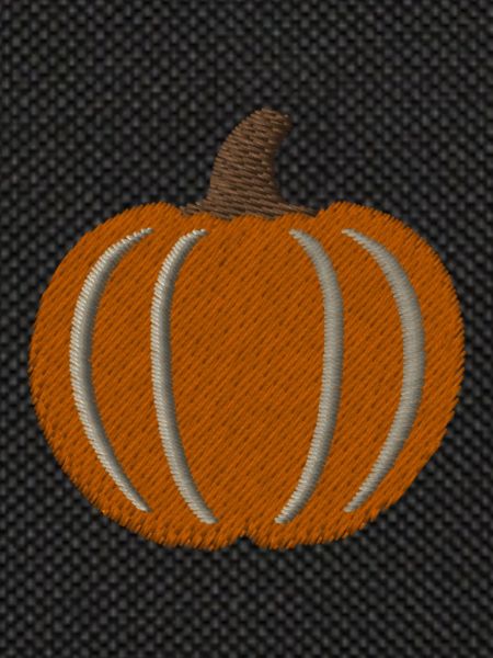 Pumpkin embroidered