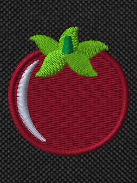 Tomate bestickt