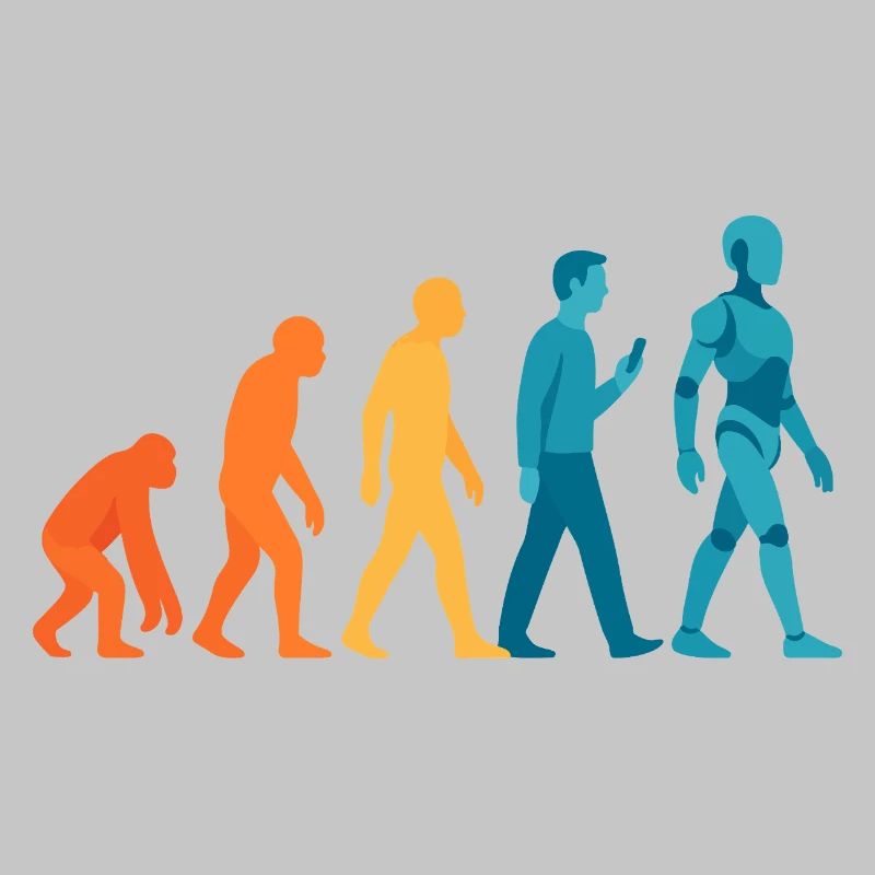 Evolution to Robot Outline