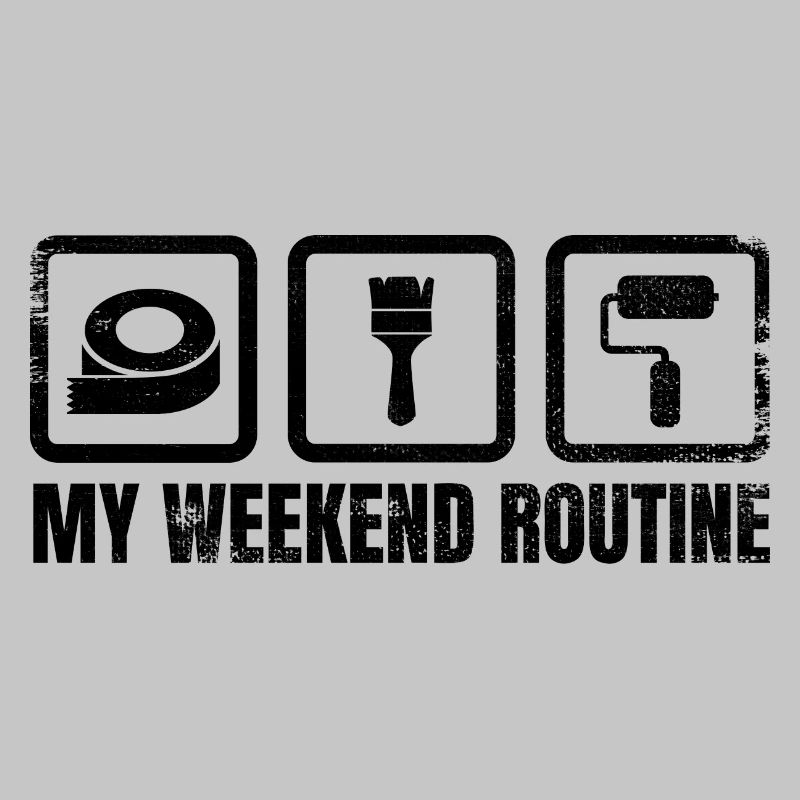 Maler Wochenendroutine
