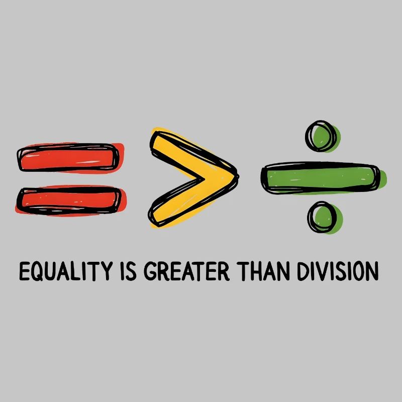 Equality is Greater Than Division Message
