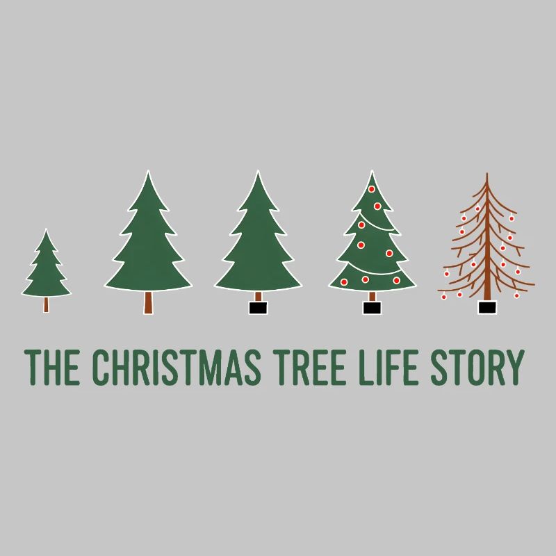 Weihnachtsbaum Evolution – Lustiges Xmas Design