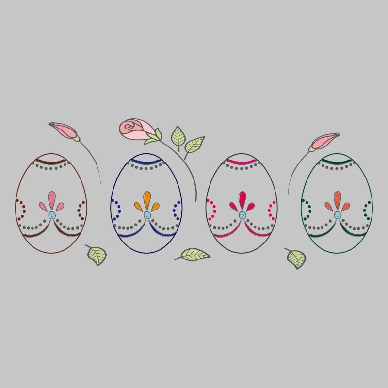 colorful Easter eggs
