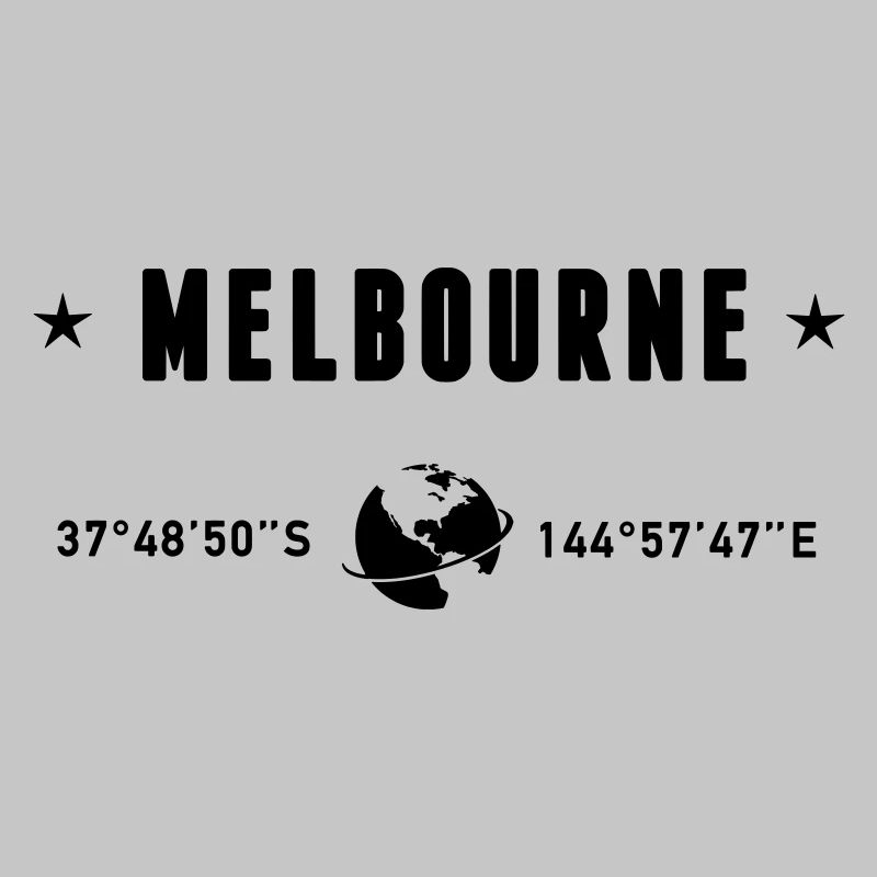 Melbourne Australia Coordinates Planet Earth