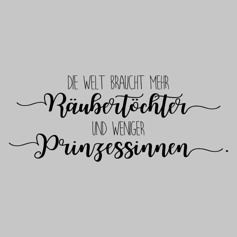 Räubertochter oder Prinzessin - schwarz