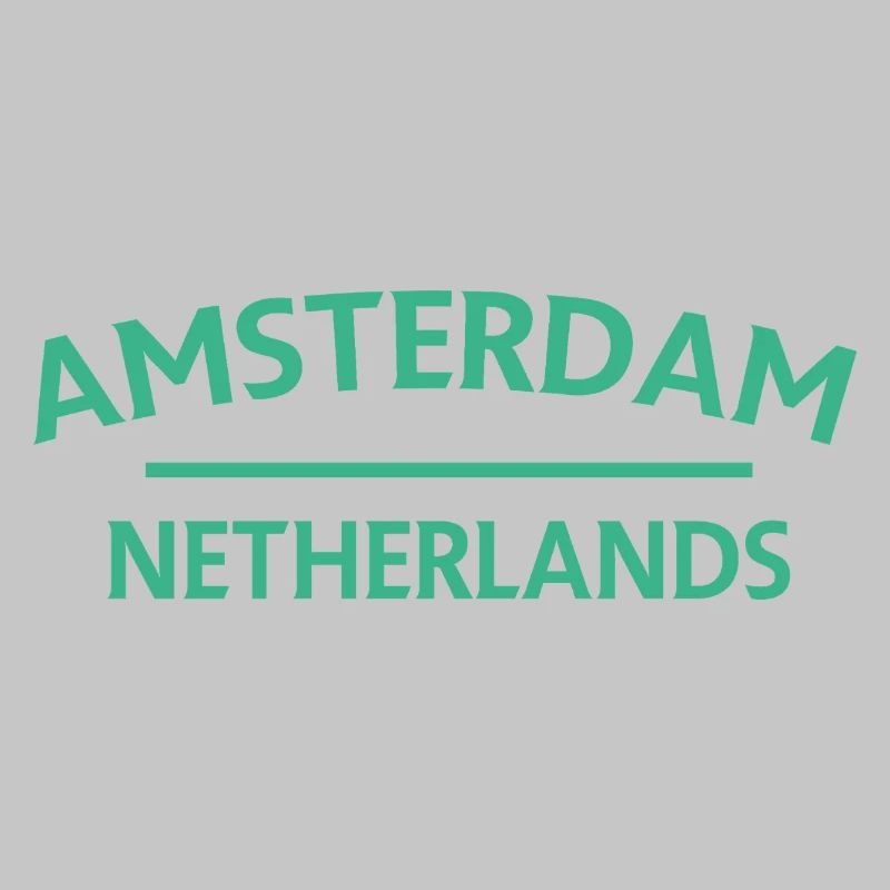 Amsterdam – Netherlands Textdesign