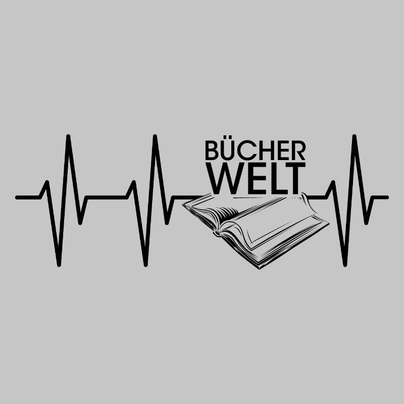 Heartbeat Book World Book Pulse Reading Reader Icon