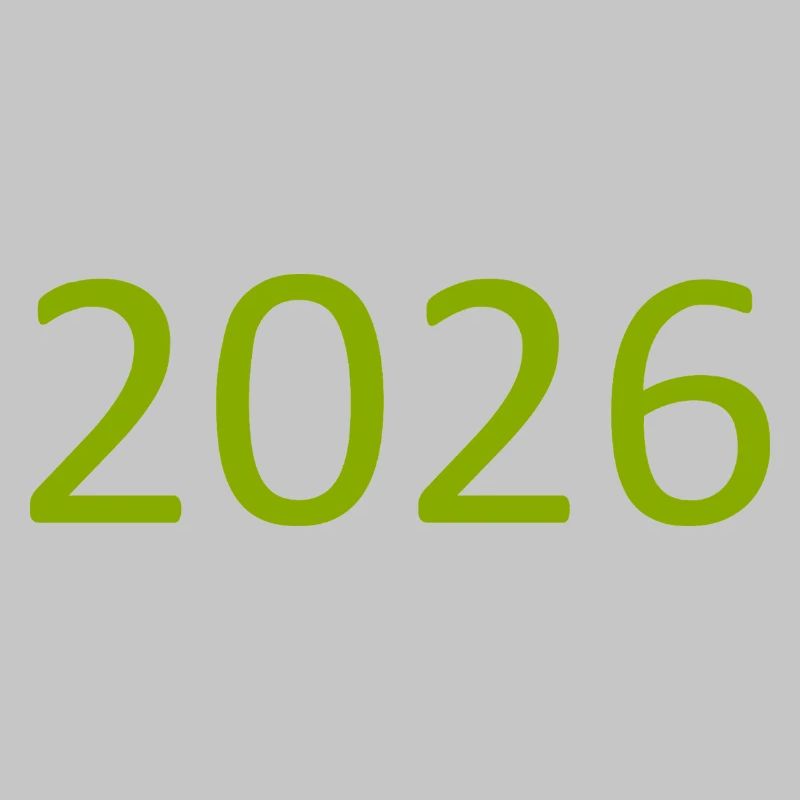 Conception de gabarit pour l’anniversaire vert 2026