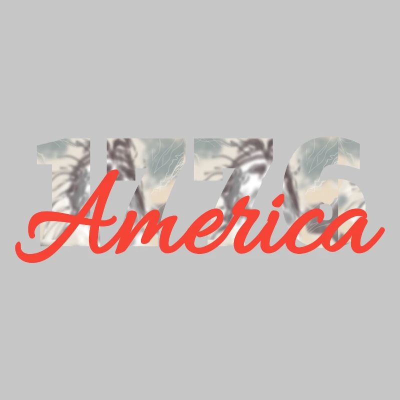 1776 America Script Overlay