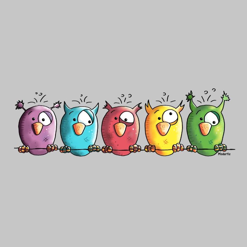 Funny Owls - Eule - Vogel