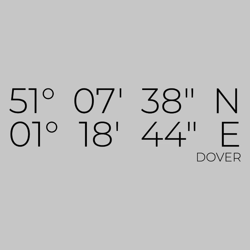 Coordinates Dover Engand