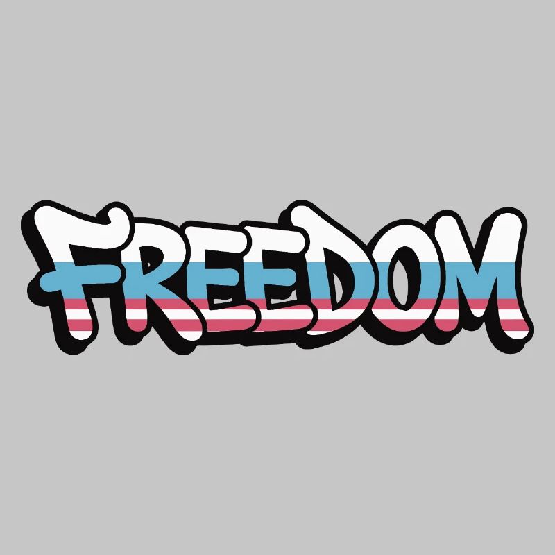 Freedom Typografie Statement Design