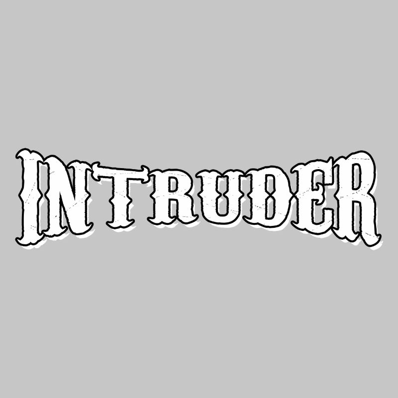 intruder hacker eindringling clan sticker computer