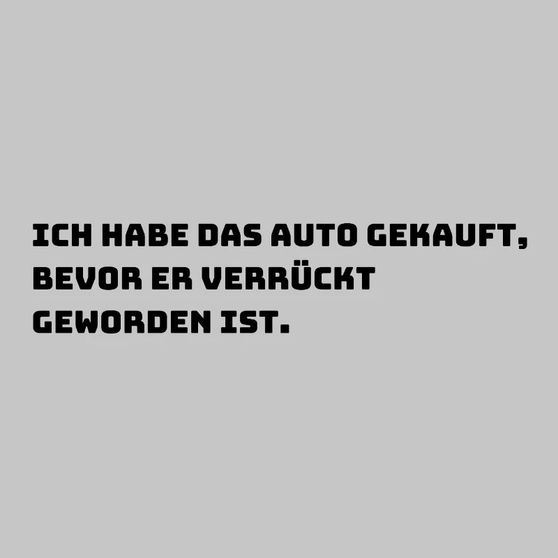 Lustiger E-Auto Aufkleber