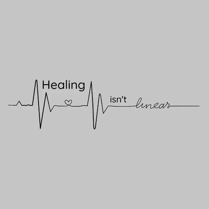 Healing is not linear - cardiogram