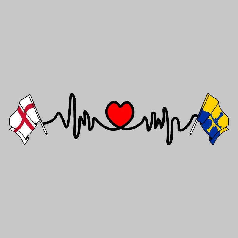 Drapeau de Durham et d’Angleterre
