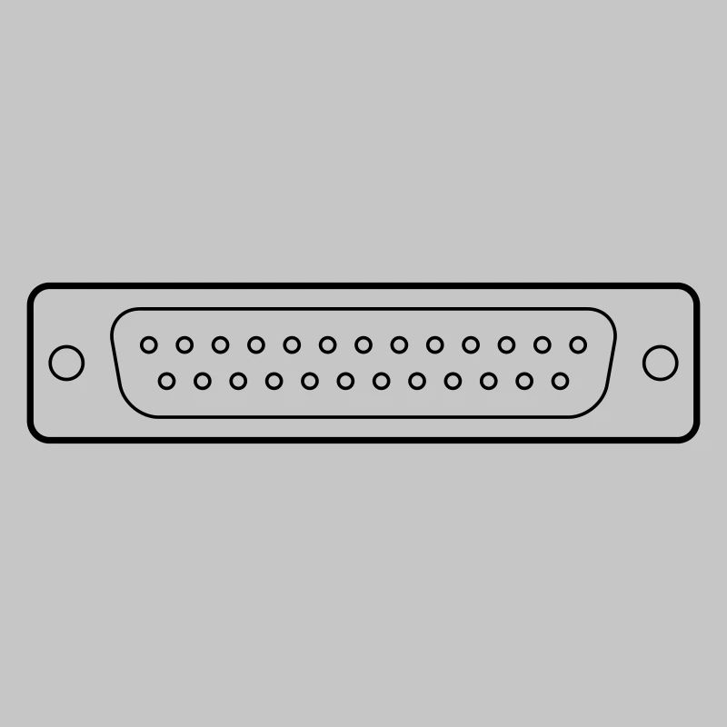 DB 25 Connector Parallel, Printer