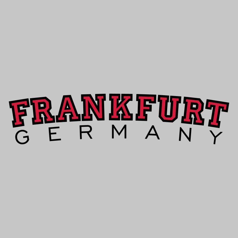 Frankfurt Germany Black&Red