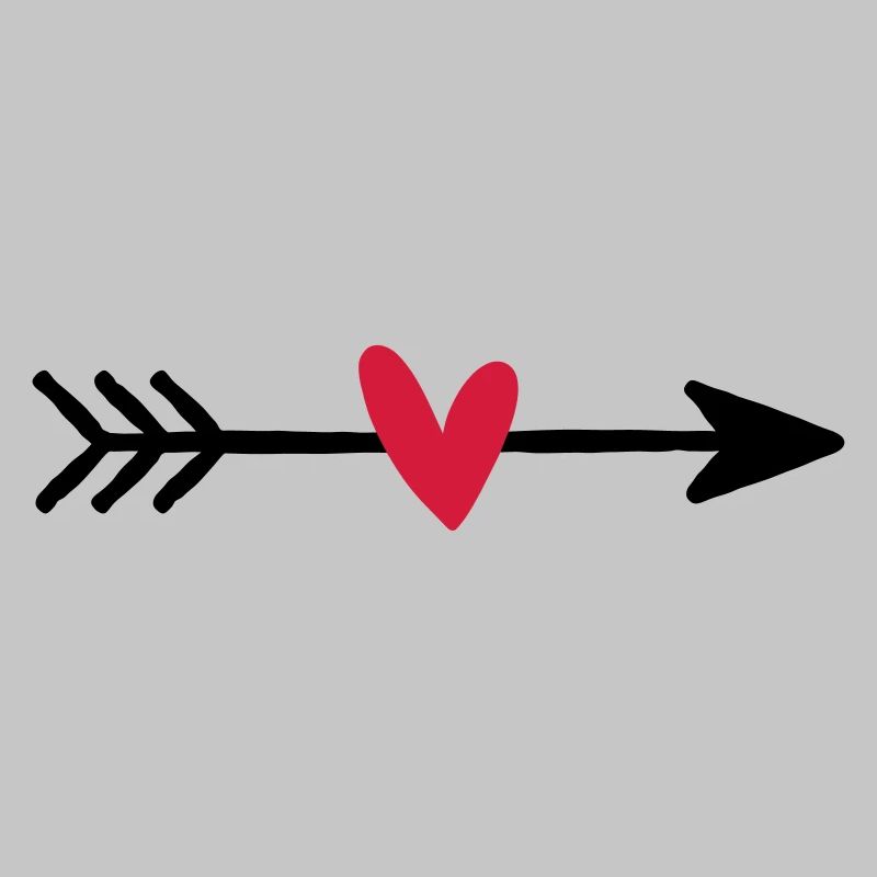 Pfeil mit Herz Amor Liebe Geschenk