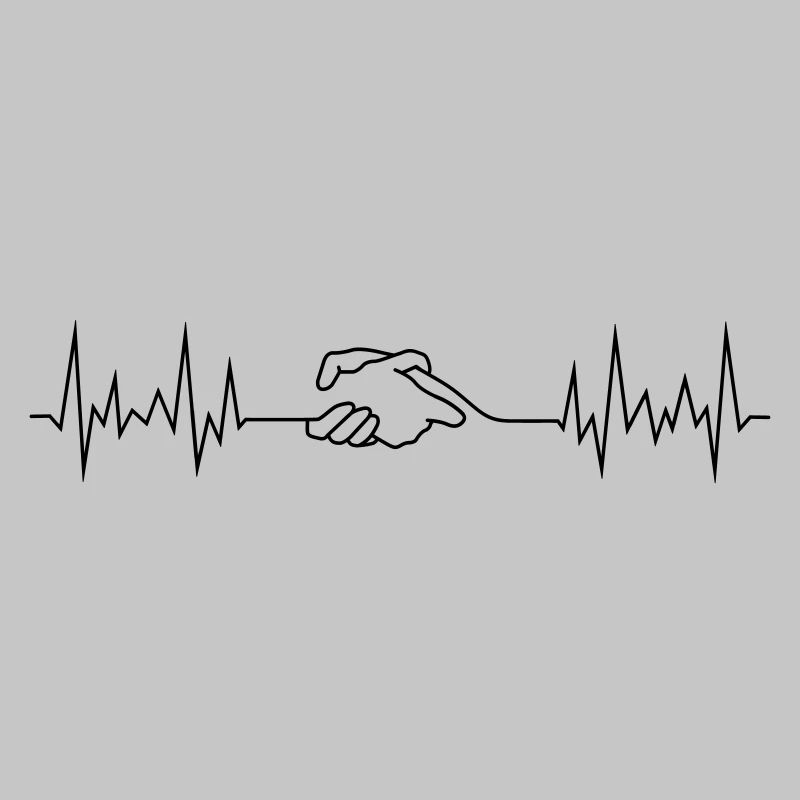 wave peace handshake