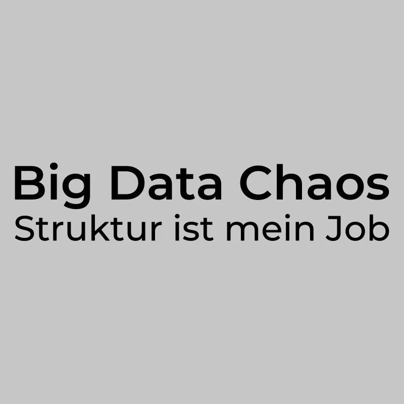 Big Data Chaos – La structure est mon travail