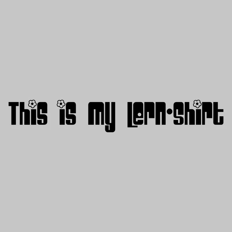 Learning shirt