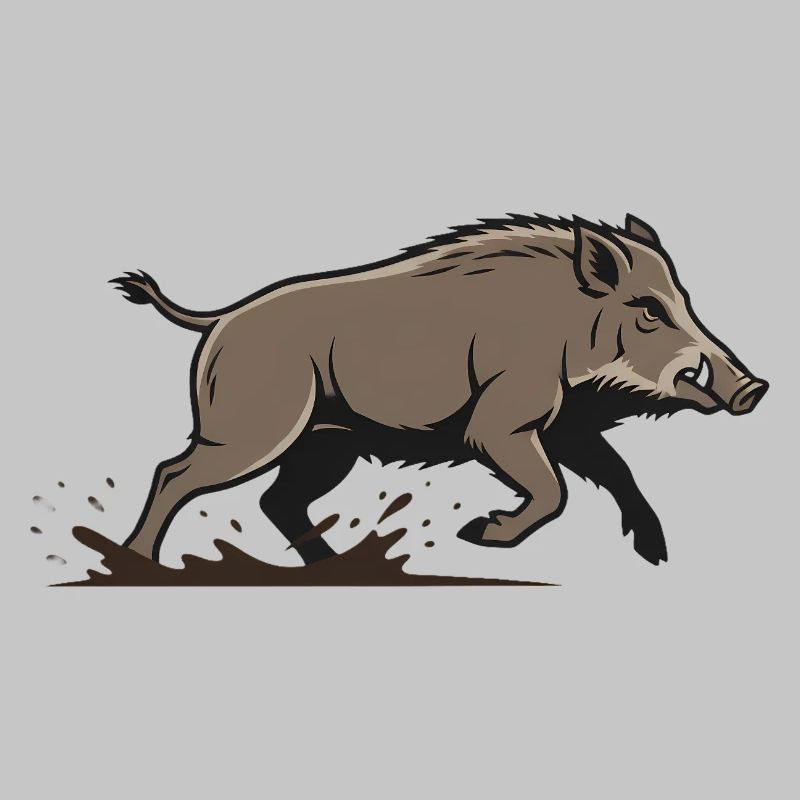 Course de sanglier Chasse d’attaque