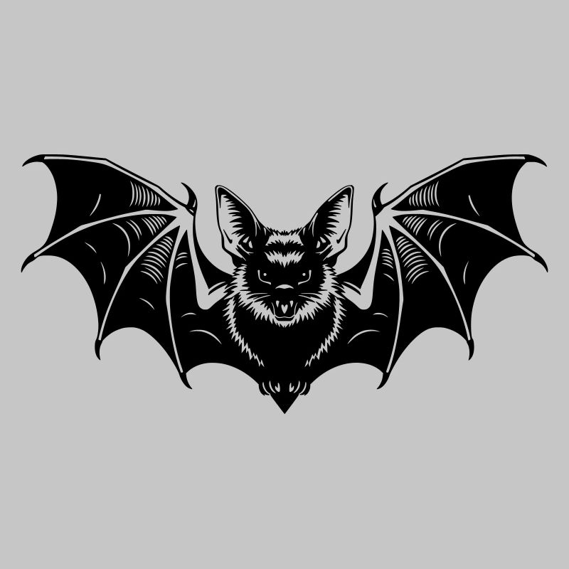 Fledermaus Gothic Illustration