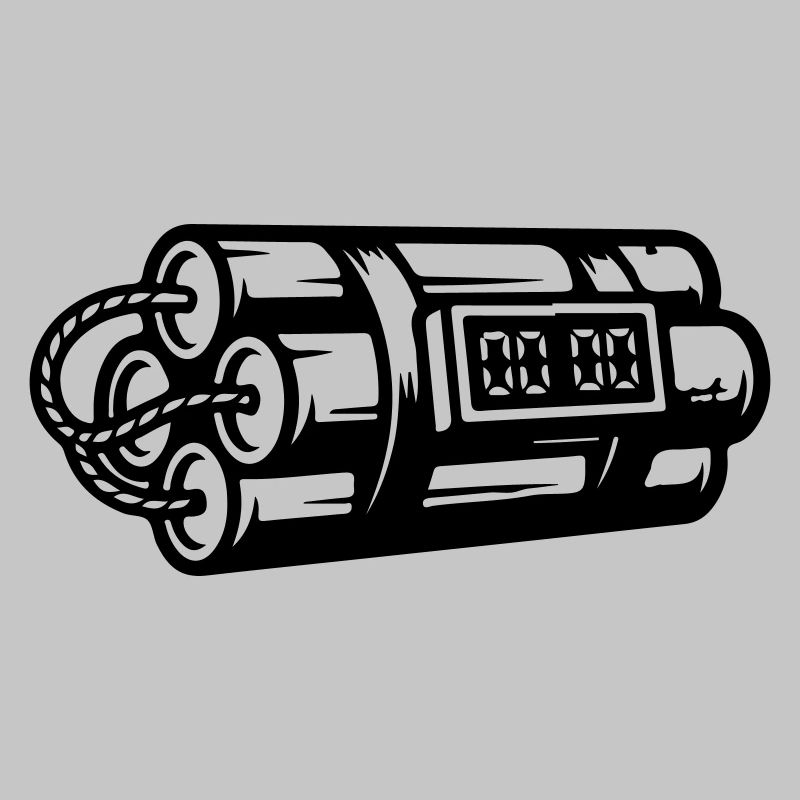 Zeitbombe Sprengstoff Dynamit